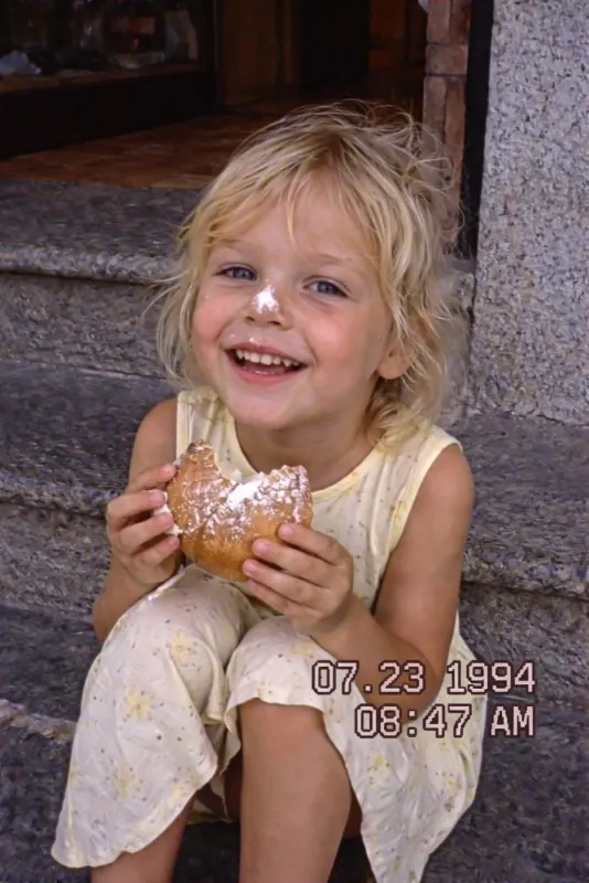 Emma et son cornetto
