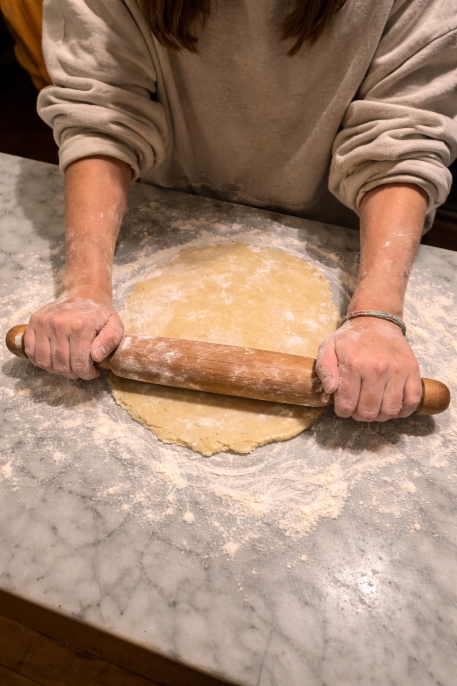 Lou roule la pâte